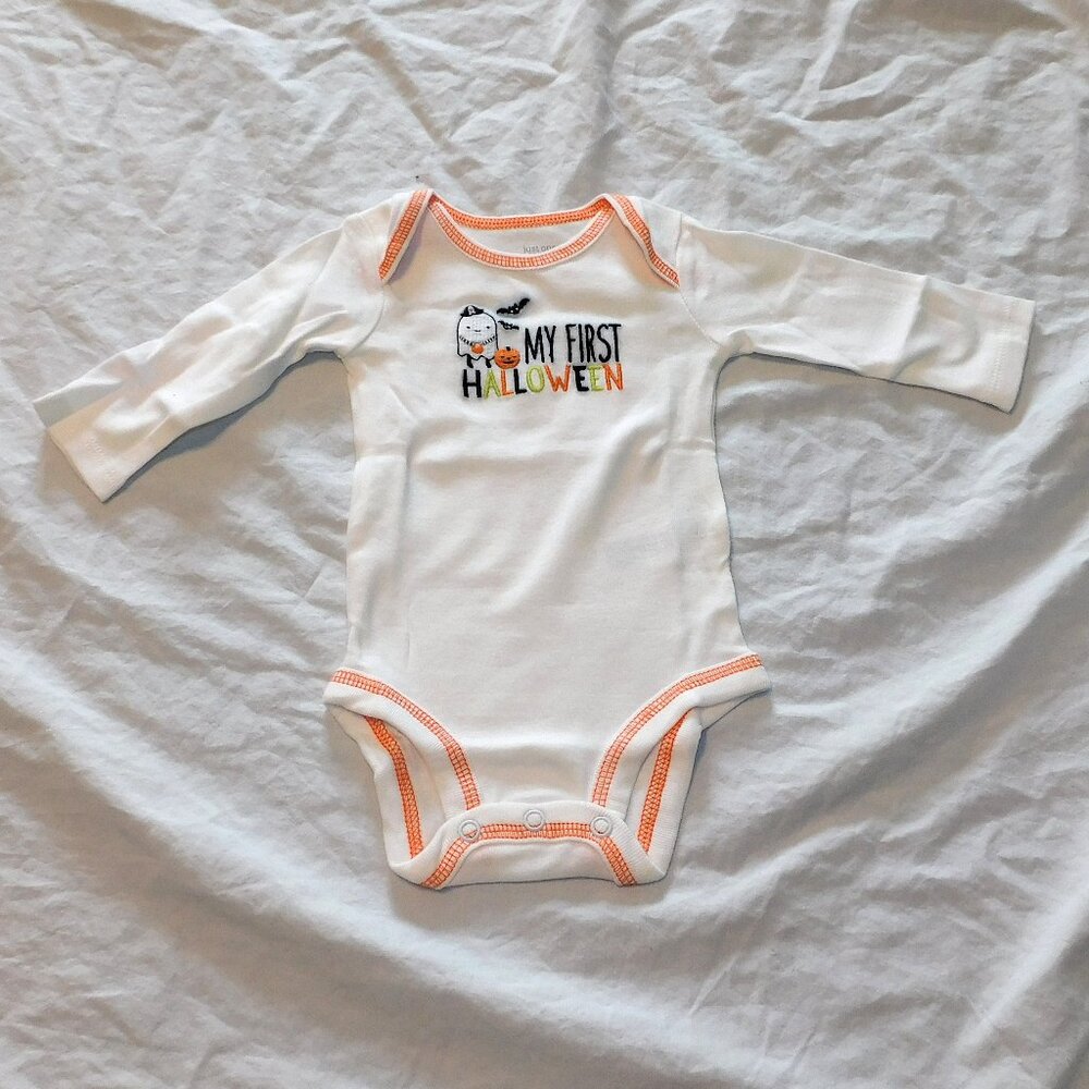 Baby First Halloween Unisex Long Sleeve One Piece Ghost Bats Girl Boy New